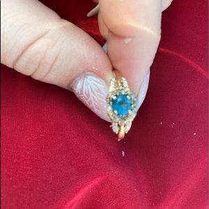 levian blue topaz ring